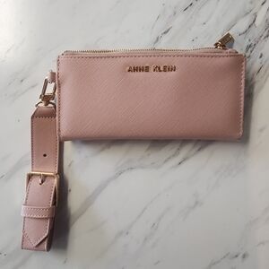 Anne Klein Blush Pink Wristlet